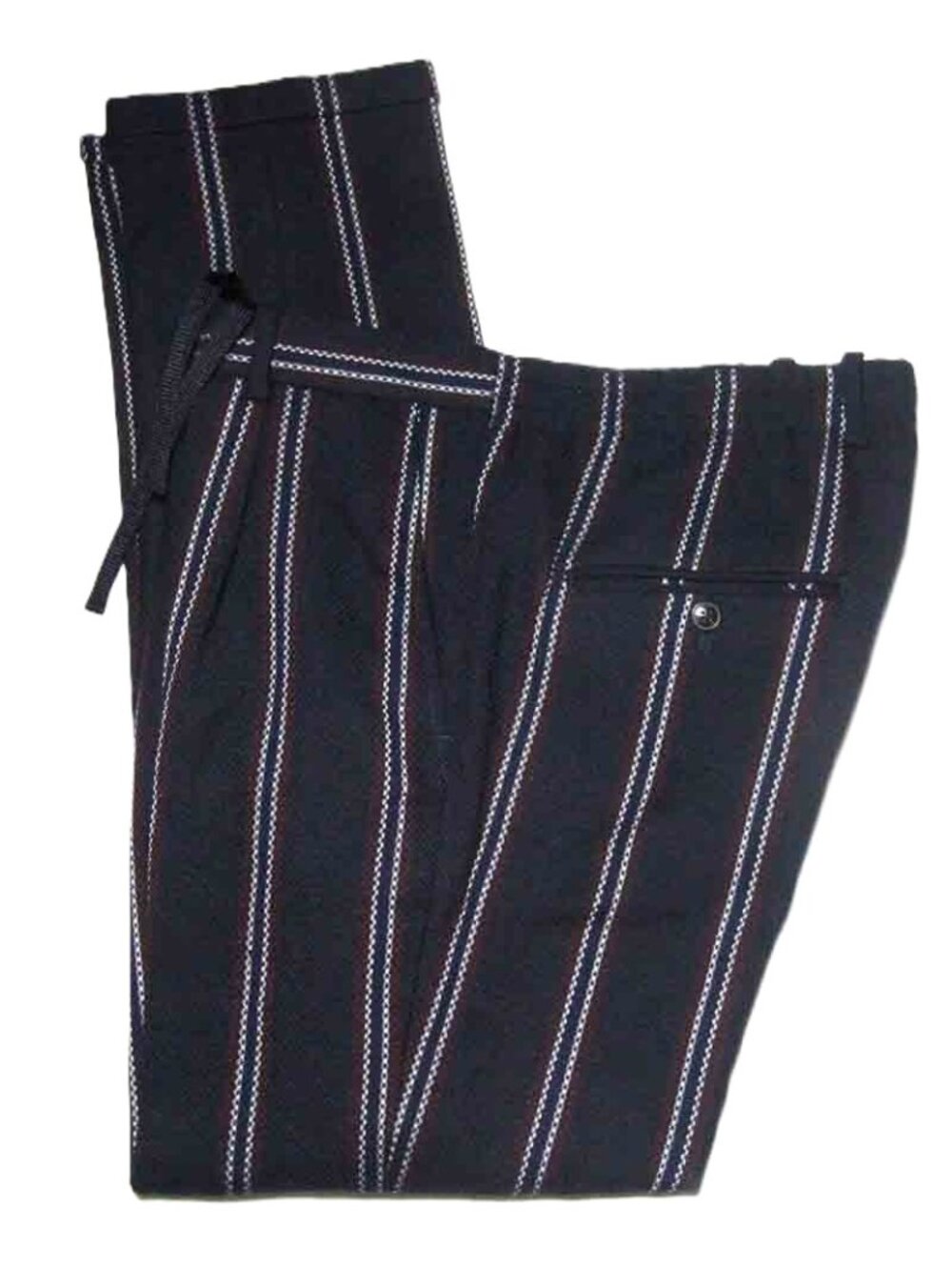 NWOT Scotch and Soda Thick Striped Drawstring Pants Men's ACTUAL SIZE 36 X 29